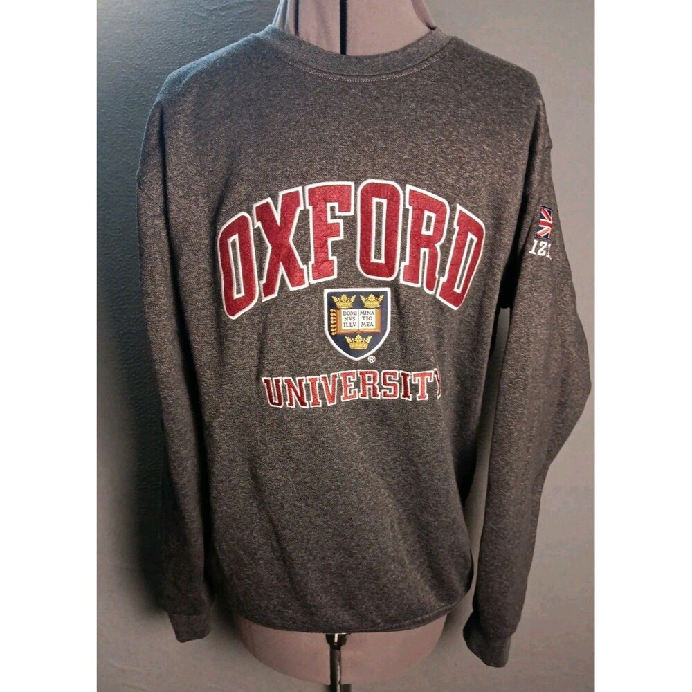 Oxford University Crew Neck Sweater Sweatshirt Official Merchandise Mens XL EUC